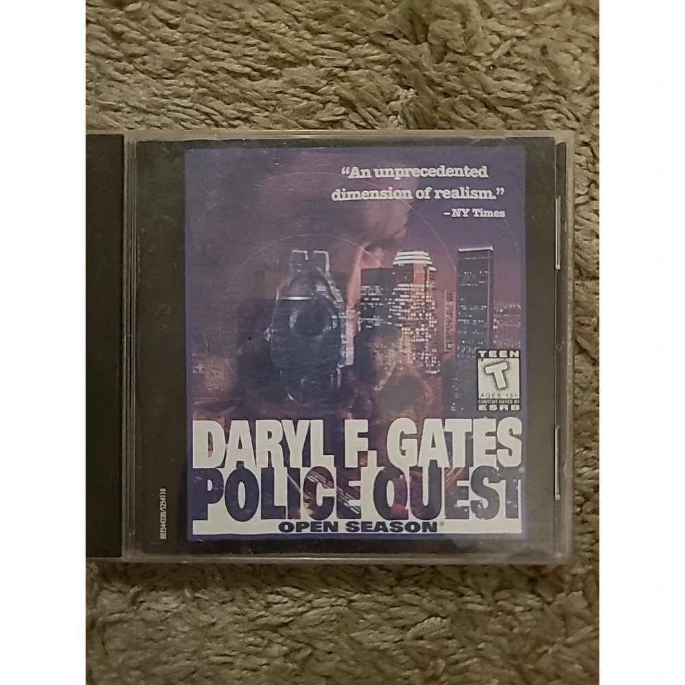 Police Quest IV: Daryl F. Gates Open Season PC Video Game